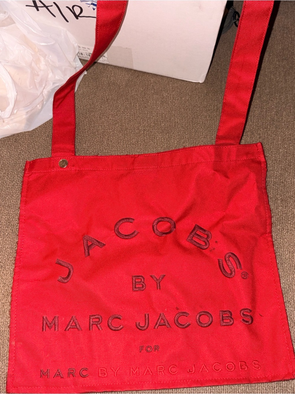 Marc Jacobs Red Canvas crossbody Bag